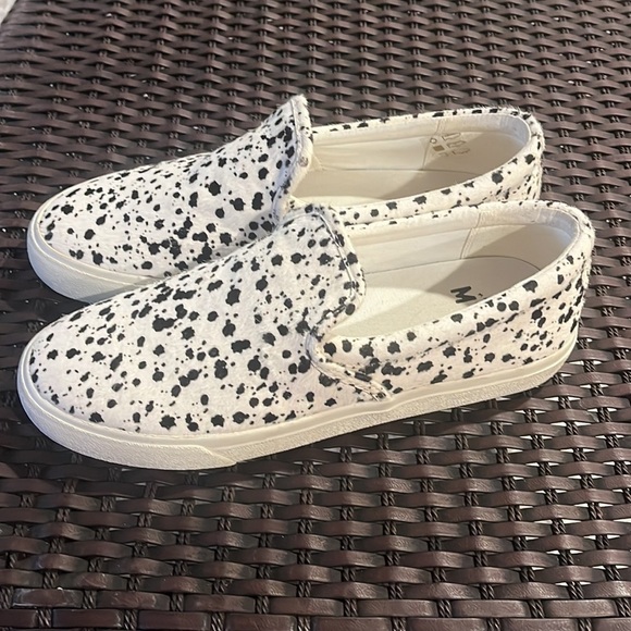 Madewell Sidewalk Slip On Spatter Painted Calf Hair Slip On 11m style mc706 - Picture 3 of 16